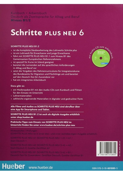 Schritte Plus Neu - Sechsbandige Ausgabe: Kurs- Und Arbeitsbuch B1.2 + Cd Zum