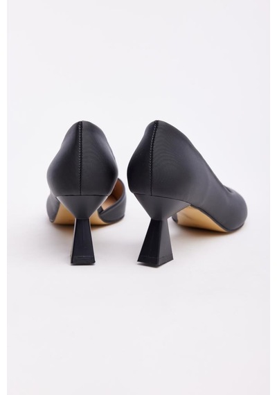 Derinet Kısa Topuk Saten Kadın Stiletto 001