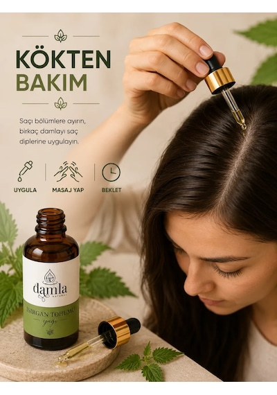 Biodamla Natural Isırgan Tohumu Yağı 50 Ml