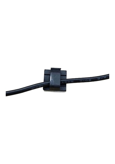 Wcl1005 Kablo Sabitleme Kelepçesi Klipsi Yapışkanlı Duvar Kablo Tutucu 16 x 15 x 8 MM Siyah 50 Adet