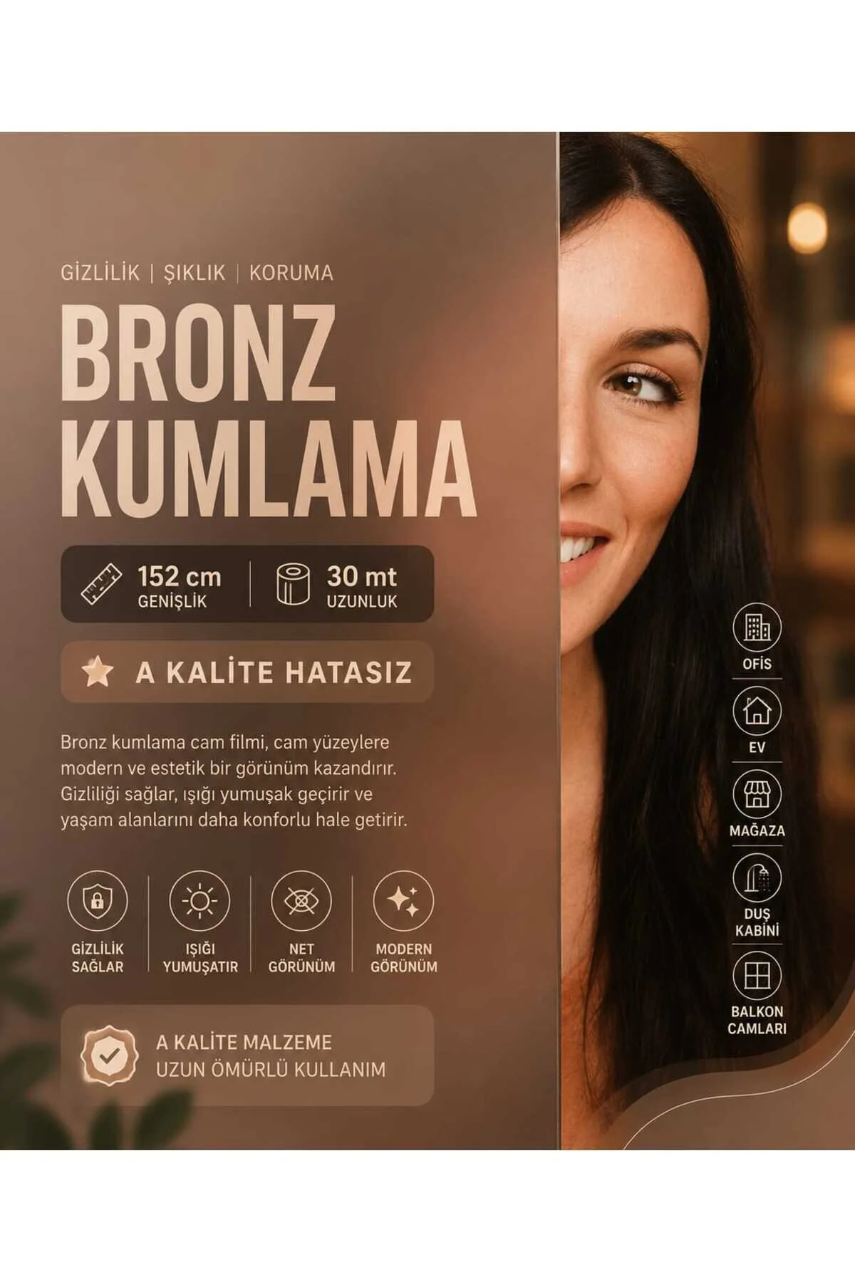 Bronz Kumlama Cam Filmi