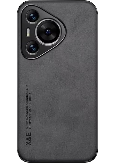 Huawei Pura 70 Pro Deri Kaplama Kılıf Al4970 Siyah