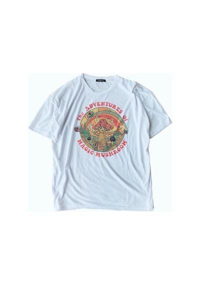 Tarzsokak Unisex Beyaz Magic Mushroom Tişört