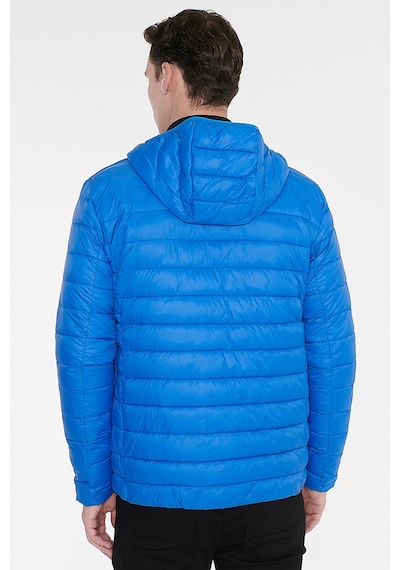 AC&Co / Altınyıldız Classics Erkek Saks Standart Fit Normal Kesim Kapüşonlu Mont Saks