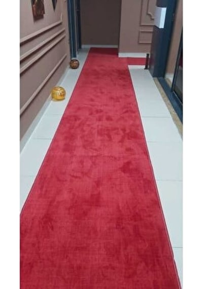 Yağmurser Halı Protokol Kırmızı Kaymaz Jel Taban Kesme Yolluk (428980924)