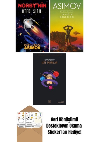 Norby Nin Öteki Sırrı + Şafağın Robotları Robot Serisi 3. Kitap + İşte Tanrılar