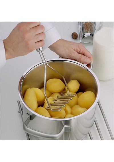2'li Paslanmaz Çelik Set Solingen Yaylı Yumurta Çırpıcı Ve Patates Ezici 24 Cm Paslanmaz Çelik Diğer