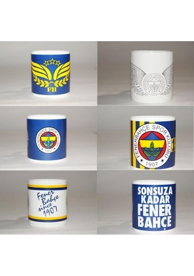 Mgm Porselen Lisanslı Taraftar Kupa Bardak Fenerbahçe