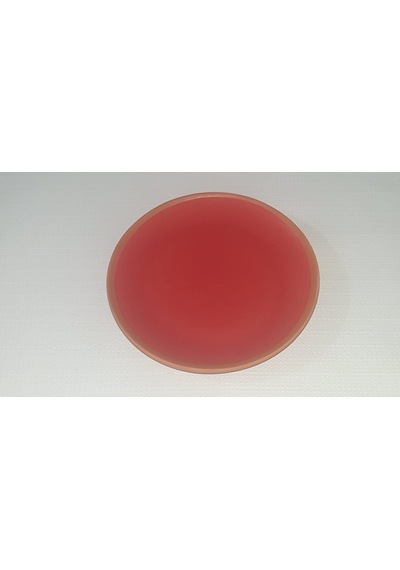 Seramik Sunum Tabağı 18 Cm Kırmızı