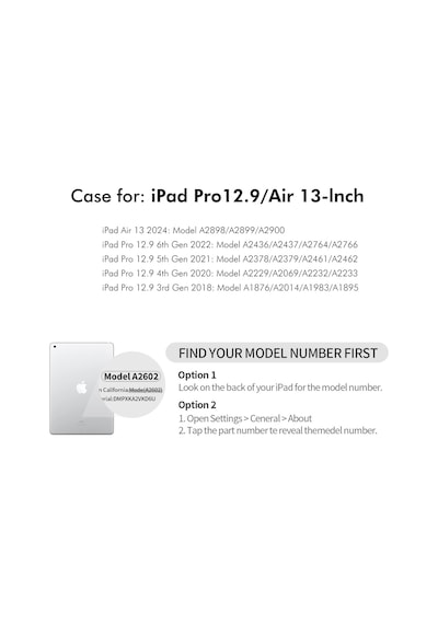 İpad Pro Uyumlu 12,9 İnç 2018 / İpad Pro 12.9 2020 / İpad Pro 12.9 2022 / İpad Pro 12.9 2021 / İpad Pro 12.9 2. Nesil 2022 / İpad Air 13 2024 İçin Enkay Hat Prens Stand Kılıf Tpu+pu Otomatik Uyandırma / Uyku 360 Derece Dönebilen Tablet Kılıfı İpad Pro Uyumlu 12,9 İnç 2018 / İpad Pro 12.9 2020 / İpad Pro 12.9 2022 / İpad Pro 12.9 2021 / İpad Pro 12.9 2. Nesil 2022 / İpad Air 13 2024 İçin Enkay Hat Prens Stand Kılıf Tpu+pu Otomatik Uyandırma / Uyku 360 Derece Dönebilen Tablet Kılıfı