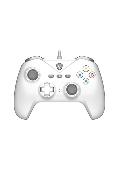 Msı Msı Gg Force Gc200 Whıte Beyaz Oyun Kolu Kablolu Pc/androıd 8+ Desteğı Çıft Tıtresım Motoru