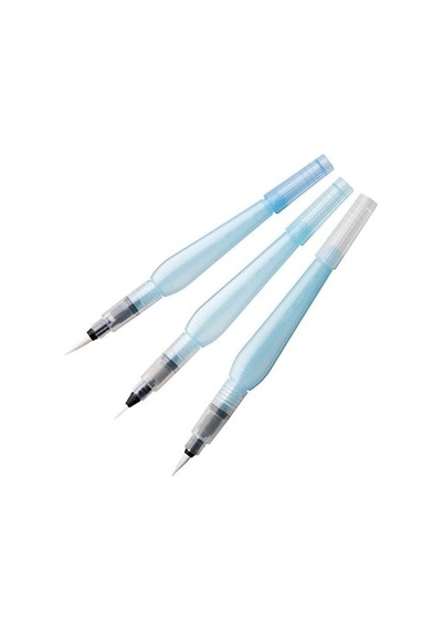 Arts Aquash Sulu Boya Fırçası, İnce Uç, 3 Paket Boyunda, 0,5 Çeşit
