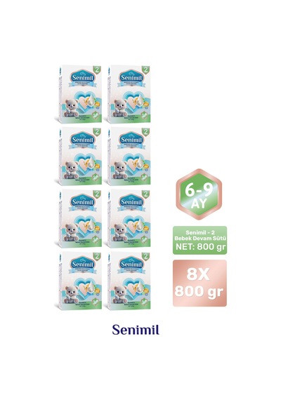 Senımıl 2 Bebek Sütü 800 G 8 Adet
