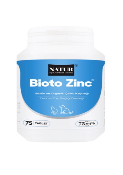 Bioto Zinc 75 Tb Büyük Boy Biotin & Çinko Dermatolojik Destek Kürü