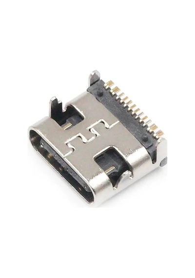 Ic-266b-4 Dişi Type-c Soket Usb-c Konnektör Şase 16 Pin