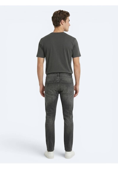 Kip Yeşil Regular Fit Denim %100 Pamuk Pantolon