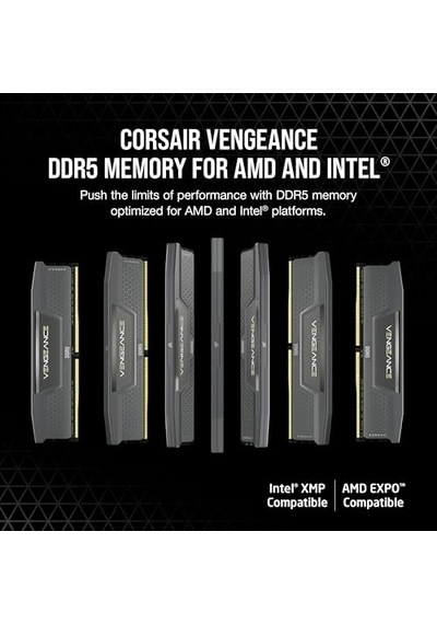 Corsaır Vengeance Lpx 16gb 2x8gb 5200mhz Ddr5 C40 1,25v Ram Cmk16gx5m2b5200z40