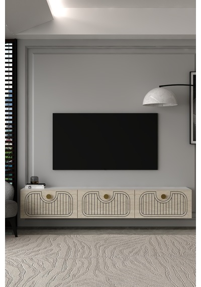180dhdtda3bta Hera Lazer Desenli Duvara Monte Tv Sehpası,ünitesi Beyaz-traverten-altın 180dhdtda3bta Hera Lazer Desenli Duvara Monte Tv Sehpası,ünitesi Beyaz-traverten-altın