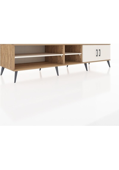 Kronos Tv Ünitesi 3 Raflı 2 Kapaklı 220x59x51 Çam-aytaşı Aytası/aytası - Atlas Çam Kronos Tv Ünitesi 3 Raflı 2 Kapaklı 220x59x51 Çam-aytaşı Aytası/aytası - Atlas Çam