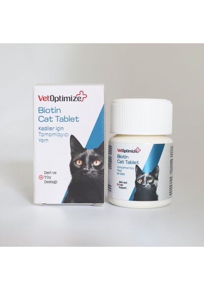 Vetoptimize Biotin Cat Tablet Deri Ve Tüy Desteği 100 Tablet