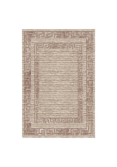 Dekoreko Kaymaz Taban Djt Banyo Halısı Trend Modern F5036 Kahve