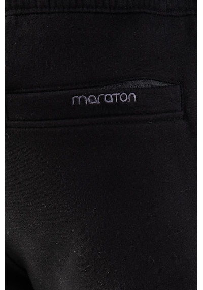 Maraton Sportswear Regular Erkek Düz Paça Basic Siyah Eşofman Altı 17935 Siyah
