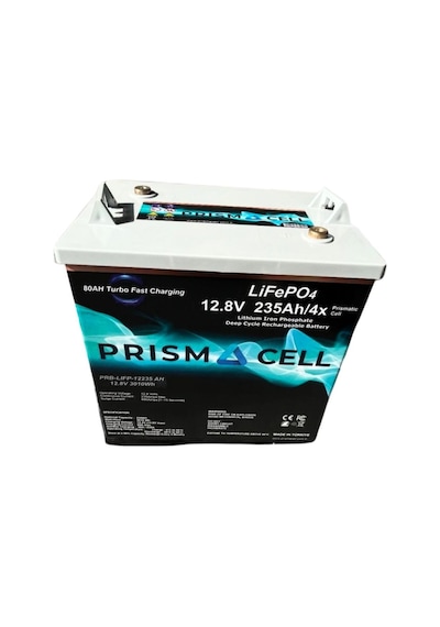 Prismacell Lıfepo4 Akü 235ah 12.8 Volt Turbo Fast Chargıng Karavan, Marin, Solar Yaşam Aküsü