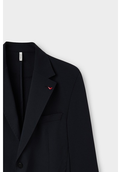 D's Damat Ds Damat Comfort Siyah Düz Kumaş Ceket 5hc04st15404m 001