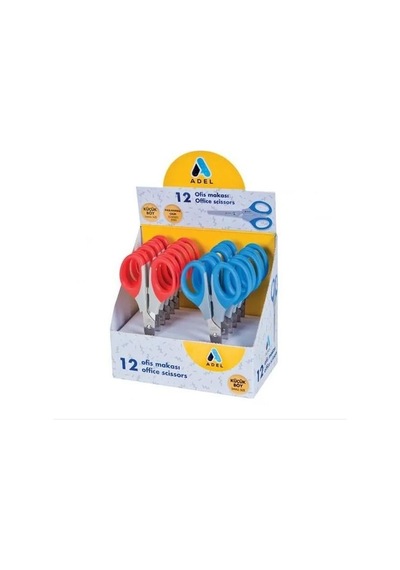 Adel Ofis Küçük Boy Makas 12 Li Stand