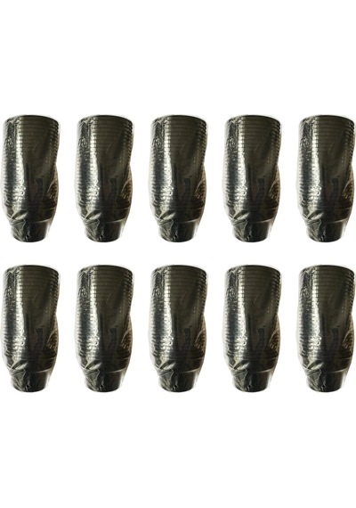 Omeyva Renkli Sert Mika Plastik Kristal Bardak - Siyah - 6 Oz / 180 Cc - 250 Adet