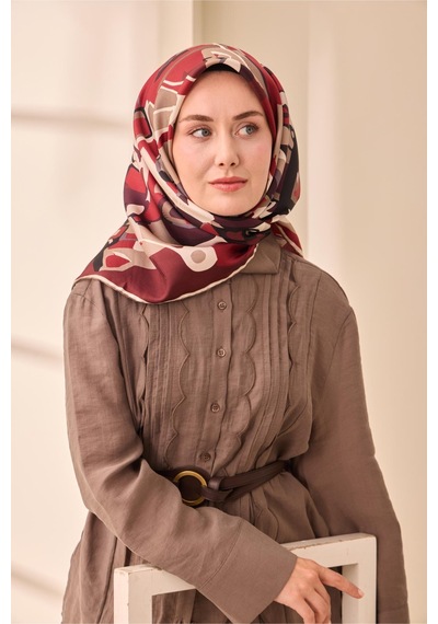 Silk Home Twill İpek Eşarp 11475-28 Bordo