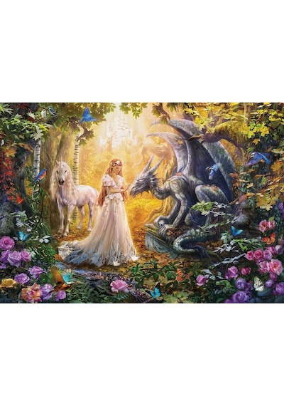 Educa Puzzle 1500 Parça Dragon Prences &Unıcorn 17696