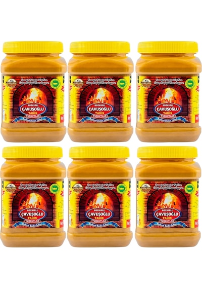 Bozkırlı Çavuşoğlu Odun Ateşinde Kepeksiz Bozkır Tahini 6 x 930 G