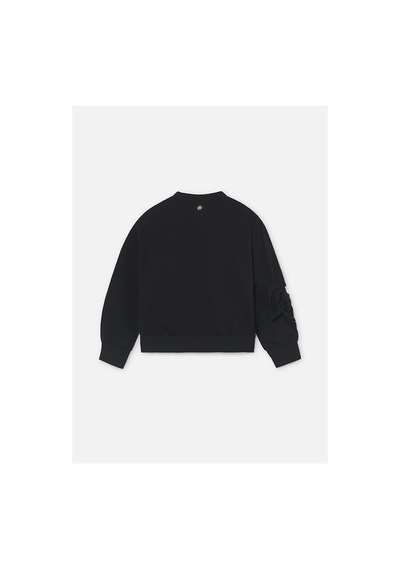 Mayoral Kız Çocuk Fiyoklu Sweatshirt Siyah 7429