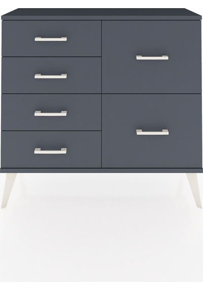 Arges Şifonyer 6 Çekmeceli 88x30x80 Antrasit-antrasit Antrasit Arges Şifonyer 6 Çekmeceli 88x30x80 Antrasit-antrasit Antrasit