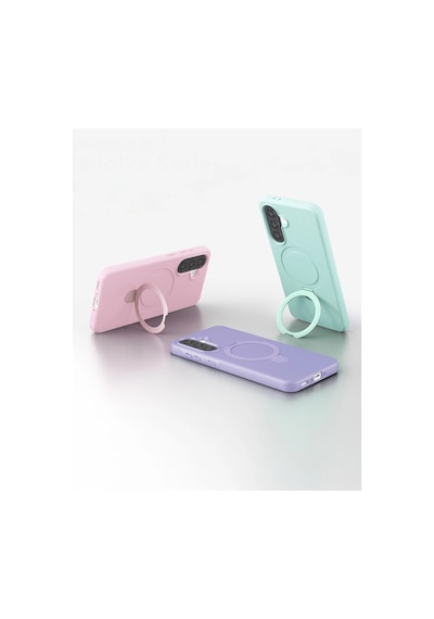 Samsung Galaxy Uyumlu A36 Regal Magsafe Standlı Kapak - Siyah İtdark50306