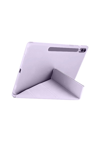 Newface Samsung Galaxy Uyumlu X610 Tab S9 Fe Plus 12.4 Kılıf Kalemlikli Mars Tablet Kılıfı - Semeglbl - 58 Açık Mor