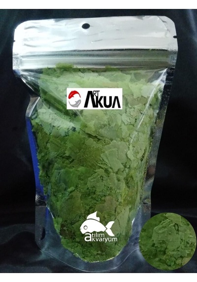 Spirulinalı Pul Yem, Lepistes Yemi, Cichlid Balık Yemi 100 Gram