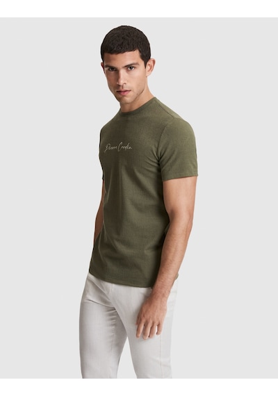 Pierre Cardin Erkek Haki Tişört 50327858-vr027