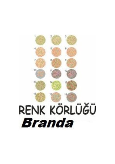 Medikalbim Renk Körlüğü Eşeli Test Skalası Göz Eşeli
