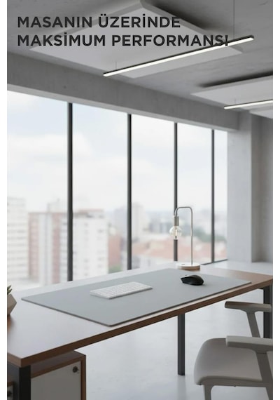 Gaming Oyuncu Klavye Fare Altlığı Kaymaz Taban Büyük Mouse Pad Pu Bl 800 400mm Mavi