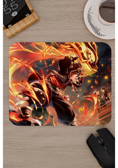 Gaming Genshin Impact Anime Gacha V1 - 22x18 Gaming Mouse Pad Fare Altlığı