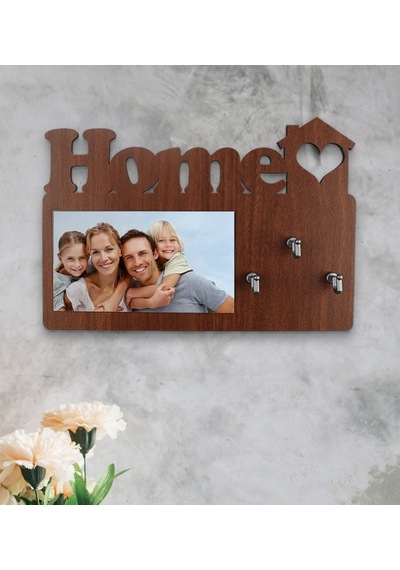 Kişiye Özel Home Ahşap Anahtar Askılığı