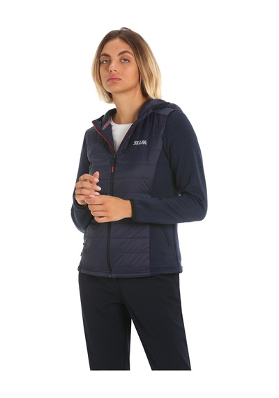Slam Act Ws Hood Hybrıd Fleece W13 Lacivert