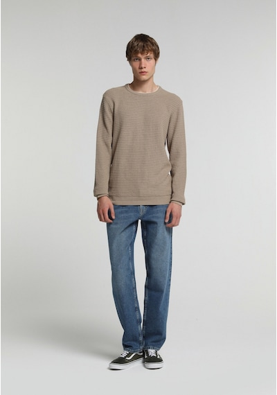 Colin's Colins Regular Fit Yuvarlak Yaka Jakarlı Erkek Bej Kazak Cl1076734 Q1.v1 Beı