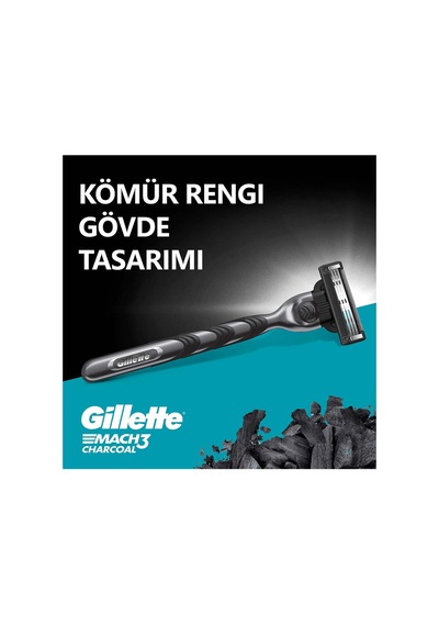 Mach3 Charcoal Yedekli Tıraş Makinesi