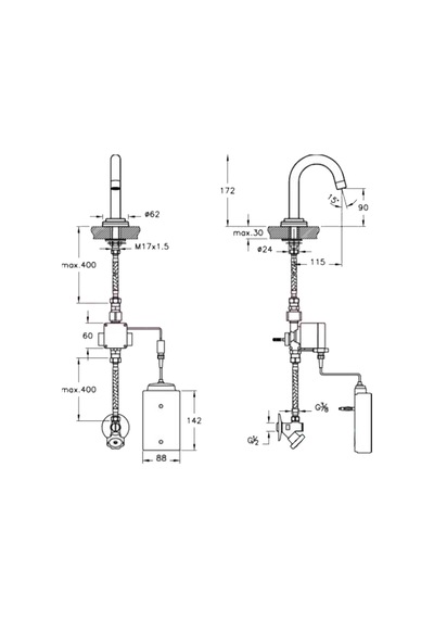 Artema Aquafeel Sst A47018 Elektronik Lavabo Bataryası Pilli