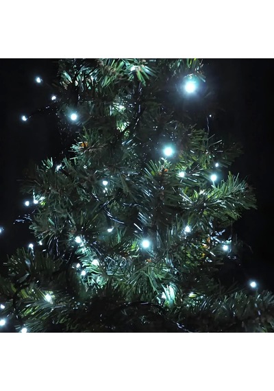 Yılbaşı Pilli Beyaz Led Işık 80 Led 8 Mt