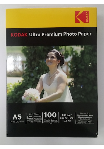 Kodak Ultra Premium Glossy Parlak 15X21 260 G/M² Fotoğraf Kağıdı