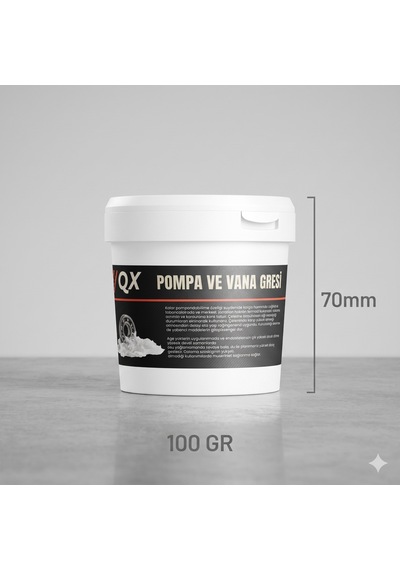Qx Silikon Pompa Ve Vana Gresi - 100 Gr